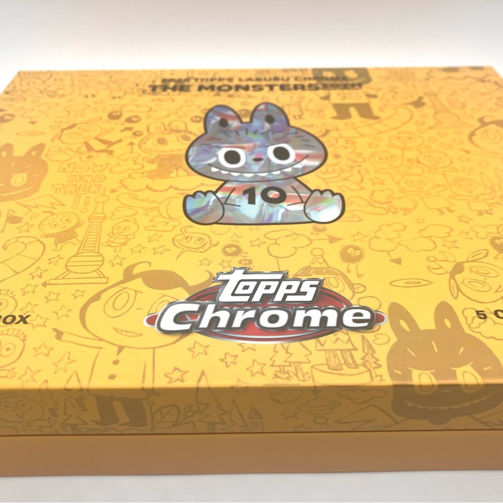 Labubu x Topps Chrome The Monsters 10th Anniversary Hobby Box Trading Card Set - Picture 2 of 16